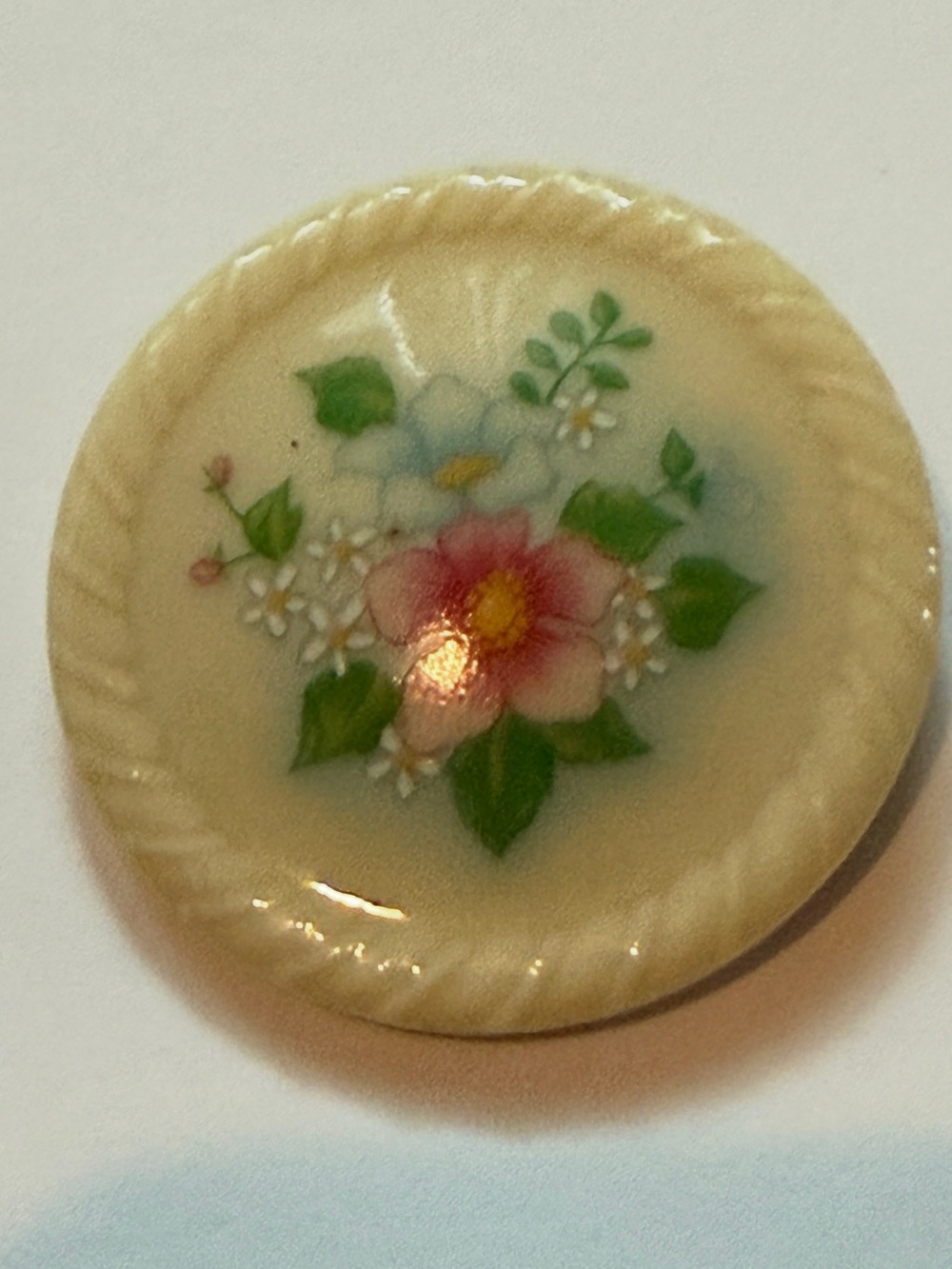 AVON Porcelain Brooch